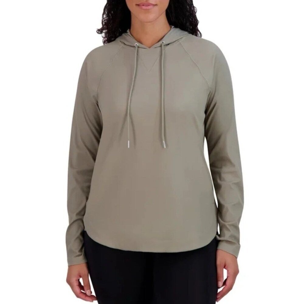 Sage Collective Women's M Olive Hoodie Lightweight Long Sleeve L1155